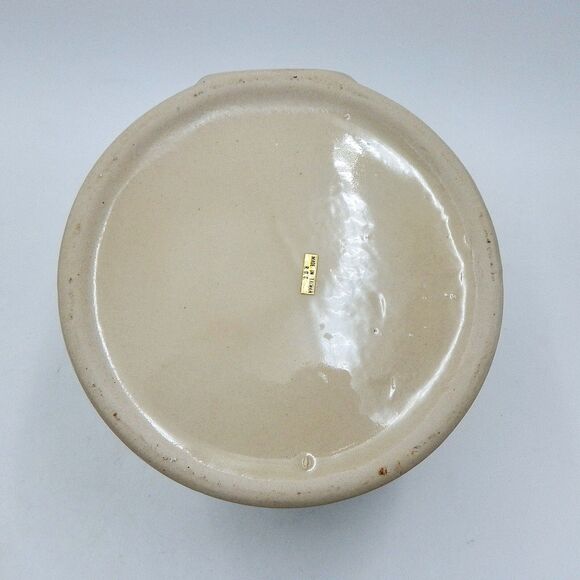 Stoneware Blue Onion Wall Salt Cellar Pig Crock Lid Cobalt Hanging Taiwan - Picture 7 of 12